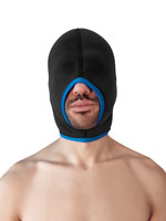 Blind Neoprene Face Fucker Hood - Schwarz/Blau