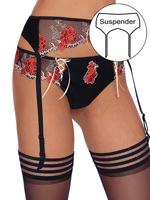 Roza - Stockings Belt Natalia Black