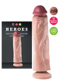 Heroes - Realistic Dildo 9 Inch thick - flesh