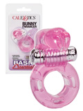 Basic Essentials Bunny Enhancer Cockring - Pink